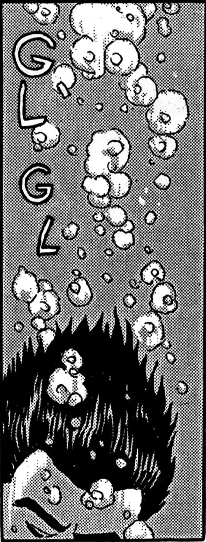 hiroshi qui plonge dans l'eau.