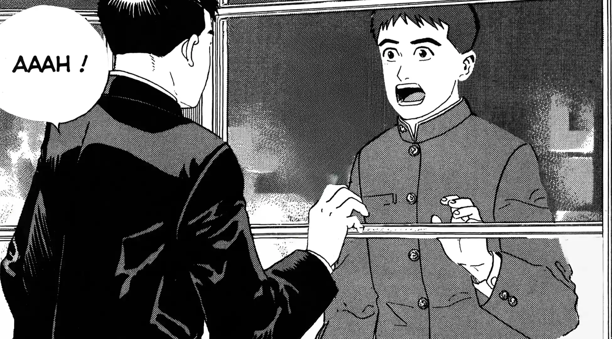 Hiroshi face à une fenetre.